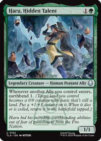 Haru, Hidden Talent -  Foil (TLA-182) - Avatar: The Last Airbender