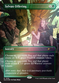 Sylvan Offering -  Foil (SLD-1309) - Secret Lair Drop Series