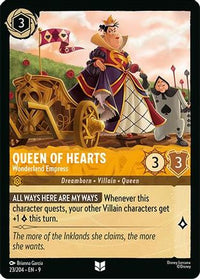 Queen of Hearts - Wonderland Empress (23/204) Cold Foil - Fabled