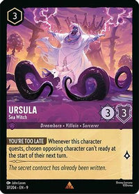 Ursula - Sea Witch (37/204) Cold Foil - Fabled