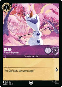 Olaf - Friendly Snowman (55/204) Cold Foil - Fabled