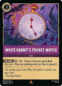 White Rabbit's Pocket Watch (66/204) Cold Foil - Fabled