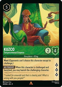 Kuzco - Temperamental Emperor (69/204) Cold Foil - Fabled