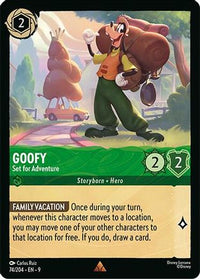 Goofy - Set for Adventure (74/204) Cold Foil - Fabled