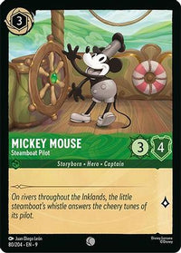 Mickey Mouse - Steamboat Pilot (80/204) Cold Foil - Fabled