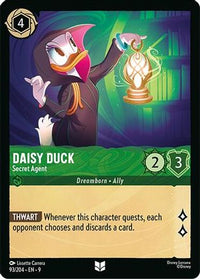 Daisy Duck - Secret Agent (93/204) Cold Foil - Fabled