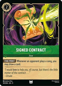 Signed Contract (101/204)  - Fabled