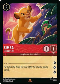 Simba - Scrappy Cub (105/204)  - Fabled