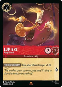Lumiere - Fiery Friend (121/204) Cold Foil - Fabled
