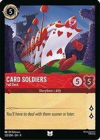 Card Soldiers - Full Deck (122/204) Cold Foil - Fabled