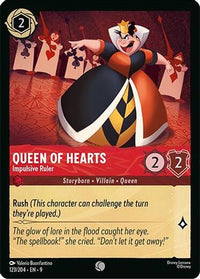 Queen of Hearts - Impulsive Ruler (123/204)  - Fabled