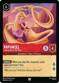 Rapunzel - Letting Down Her Hair (124/204) Cold Foil - Fabled