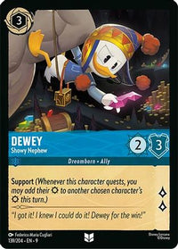 Dewey - Showy Nephew (139/204) Cold Foil - Fabled