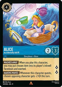 Alice - Accidentally Adrift (141/204) Cold Foil - Fabled