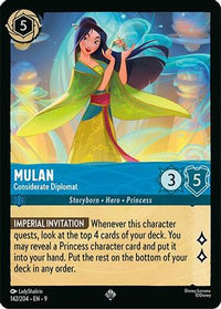 Mulan - Considerate Diplomat (142/204)  - Fabled
