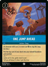 One Jump Ahead (165/204) Cold Foil - Fabled