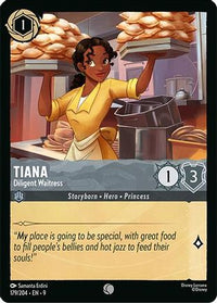 Tiana - Diligent Waitress (179/204) Cold Foil - Fabled