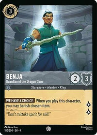 Benja - Guardian of the Dragon Gem (180/204) Cold Foil - Fabled