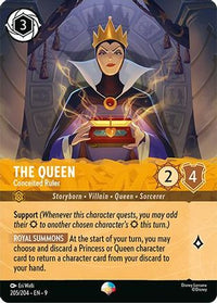The Queen - Conceited Ruler (Epic) (205/204) Holofoil - Fabled
