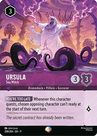 Ursula - Sea Witch (Epic) (208/204) Holofoil - Fabled