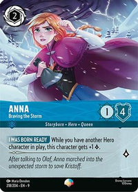Anna - Braving the Storm (Epic) (218/204) Holofoil - Fabled