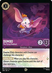 Dumbo - The Flying Elephant (1/P3) Cold Foil - Disney Lorcana Promo Cards