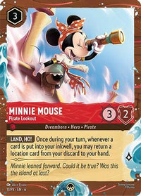Minnie Mouse - Pirate Lookout (Disney Cruise Promo) (17/P3) Holofoil - Disney Lorcana Promo Cards