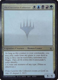 The Convention Enthusiast -  (-) - Un-Known Event Playtest Cards