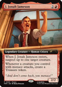 J. Jonah Jameson (Extended Art) -  (UMP-003) - Unique and Miscellaneous Promos