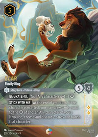 Scar - Finally King (Enchanted) (239/204) Holofoil - Fabled