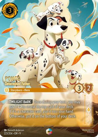 Pongo - Determined Father (Enchanted) (223/204) Holofoil - Fabled