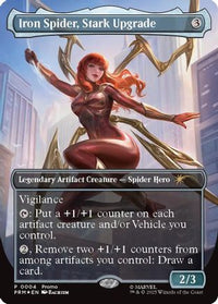 Iron Spider, Stark Upgrade (Borderless) -  Foil (MEDIA-004) - Media Promos