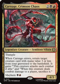 Carnage, Crimson Chaos -  Foil (SPM-125) - Marvel's Spider-Man