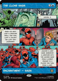 The Clone Saga (Borderless) -  Foil (SPM-219) - Marvel's Spider-Man