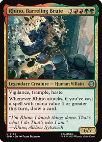 Rhino, Barreling Brute -  Foil (SPM-140) - Marvel's Spider-Man
