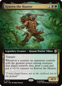 Kraven the Hunter (Extended Art) -  Foil (SPM-273) - Marvel's Spider-Man