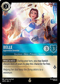 Belle - Apprentice Inventor (37) Cold Foil - Disney Lorcana Promo Cards