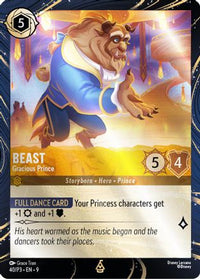 Beast - Gracious Prince (40) Holofoil - Disney Lorcana Promo Cards