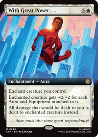With Great Power... (Extended Art) -  Foil (SPM-248) - Marvel's Spider-Man