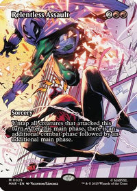 Relentless Assault (Borderless) -  (MAR-025) - Marvel Eternal-Legal