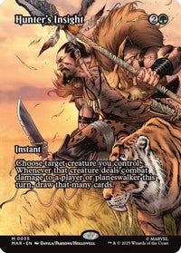 Hunter's Insight (Borderless) -  (MAR-035) - Marvel Eternal-Legal