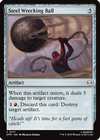 Steel Wrecking Ball -  Foil (SPM-177) - Marvel's Spider-Man