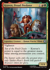 Kraven, Proud Predator -  Foil (SPM-132) - Marvel's Spider-Man