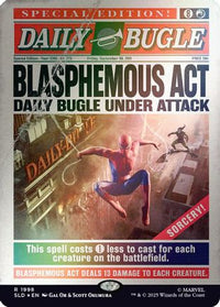 Blasphemous Act (1998) (Rainbow Foil) -  Foil (SLD-1998) - Secret Lair Drop Series