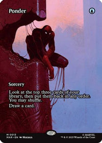 Ponder (Borderless) -  (MAR-013) - Marvel Eternal-Legal