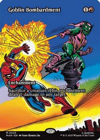 Goblin Bombardment (Borderless) -  (MAR-023) - Marvel Eternal-Legal