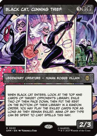 Black Cat, Cunning Thief (Borderless) -  (SPM-222) - Marvel's Spider-Man