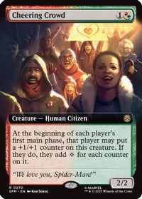 Cheering Crowd (Extended Art) -  (SPM-270) - Marvel's Spider-Man