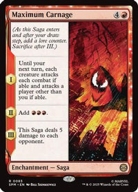 Maximum Carnage -  Foil (SPM-083) - Marvel's Spider-Man