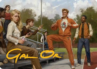 Flash Thompson, Spider-Fan Art Card (Gold-Stamped Signature) -  (AASPM-001) - Art Series: Marvel's Spider-Man